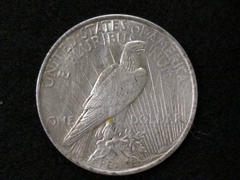 lot 59 image: 1922 Peace Silver Dollar...