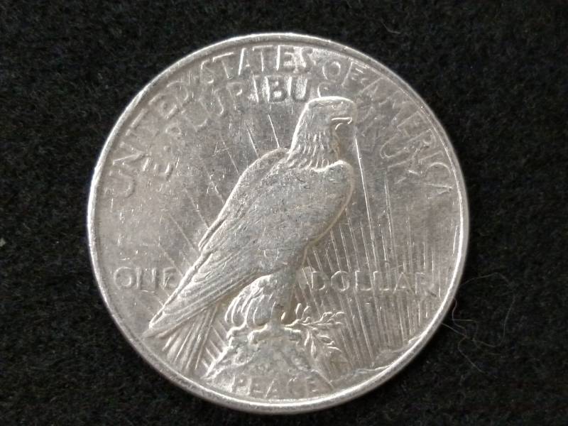 lot 60 image: 1922 Peace Silver Dollar...