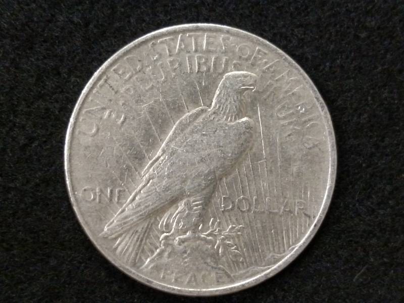lot 61 image: 1922 Peace Silver Dollar...