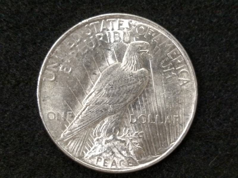 lot 65 image: 1922 Peace Silver Dollar...