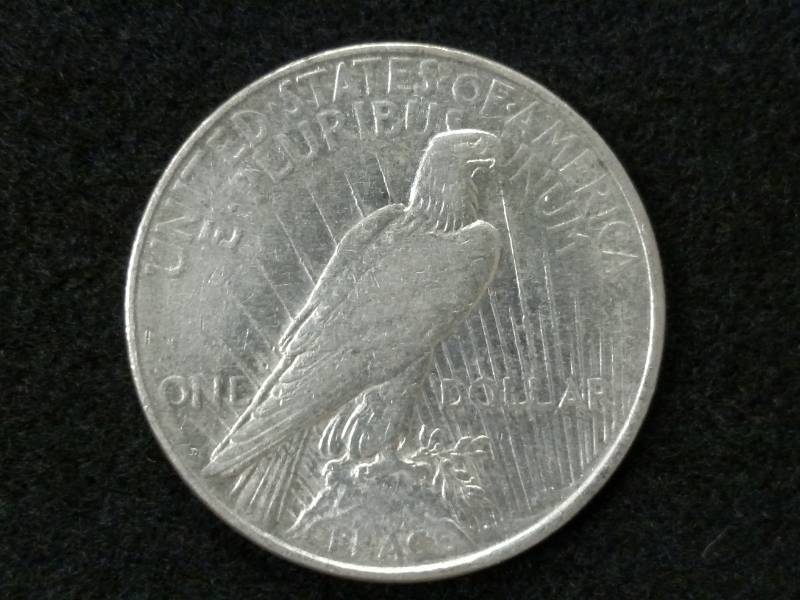 lot 68 image: 1922 D Peace Silver Dollar...