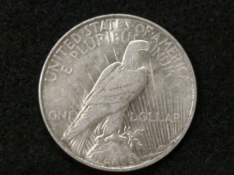lot 69 image: 1922 D Peace Silver Dollar...