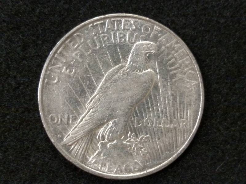 lot 70 image: 1922 D Peace Silver Dollar...