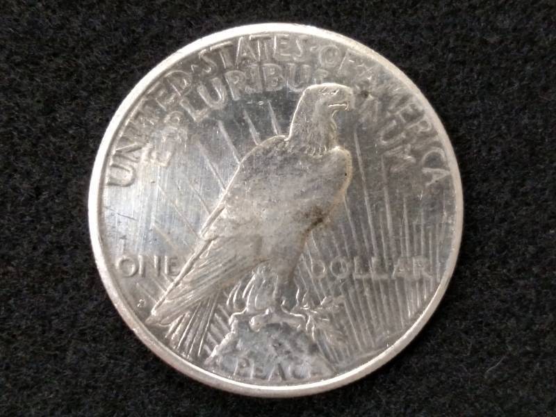 lot 74 image: 1922 S Peace Silver Dollar...