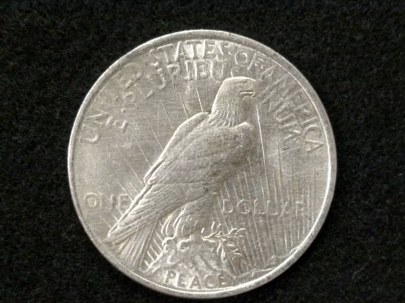 lot 77 image: 1923 Peace Silver Dollar...