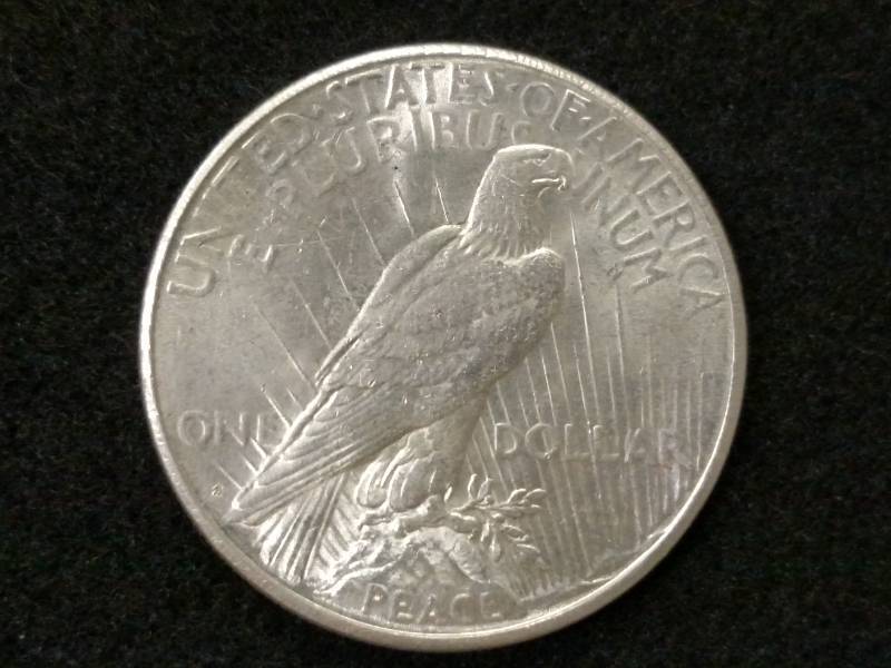 lot 87 image: 1923 S Peace Silver Dollar...
