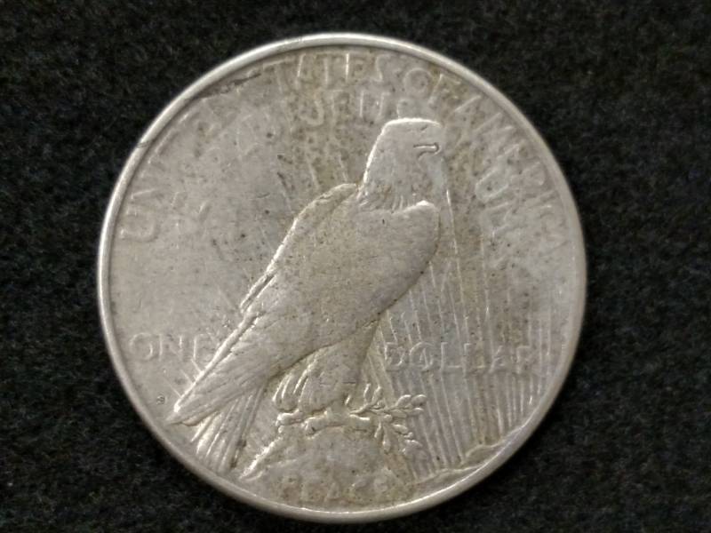 lot 92 image: 1923 S Peace Silver Dollar...