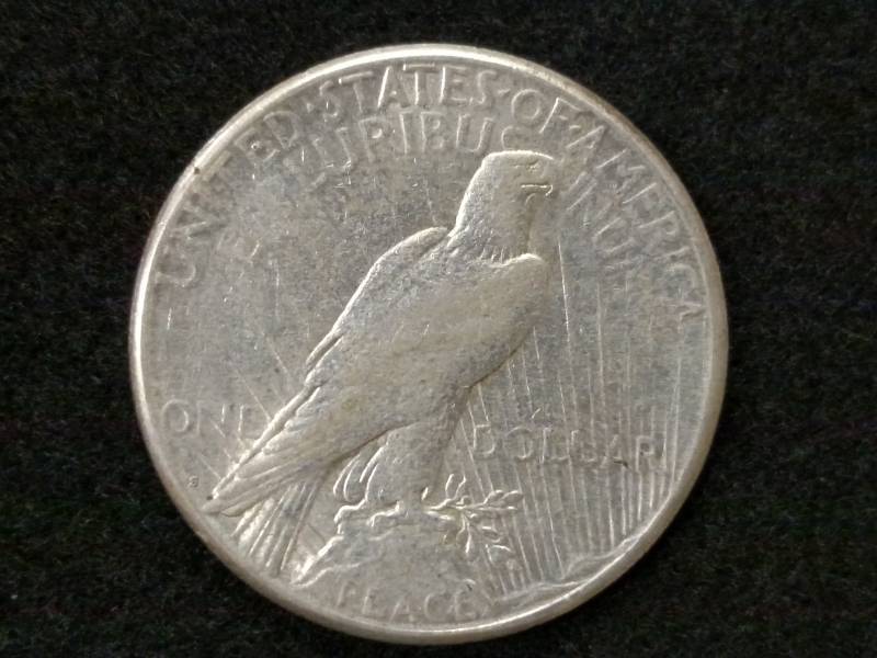 lot 93 image: 1923 S Peace Silver Dollar...