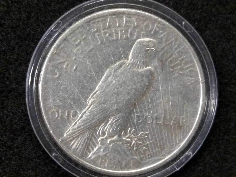 lot 97 image: 1924 Peace Silver Dollar...