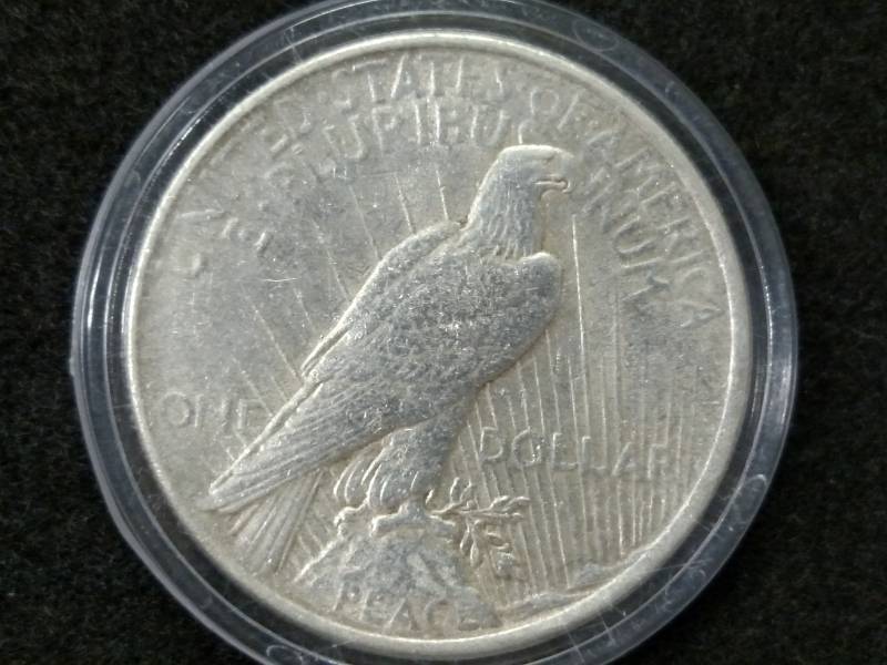 lot 98 image: 1924 Peace Silver Dollar...