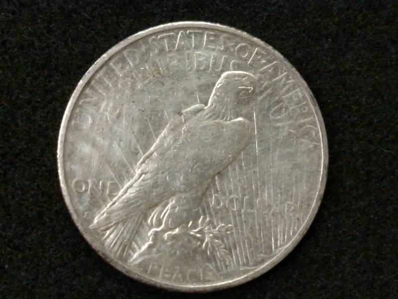 lot 99 image: 1924 S Peace Silver Dollar...
