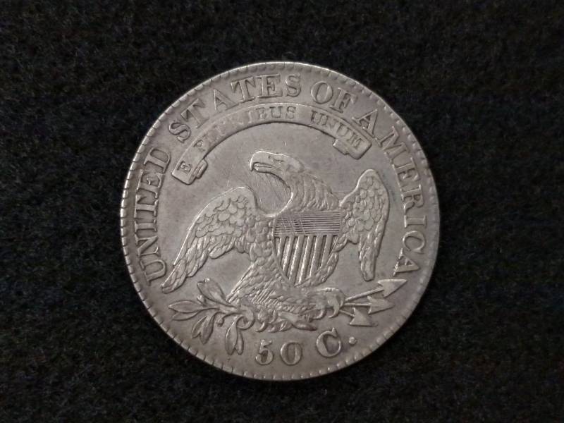 lot 115 image: 1827 Bust Silver Half Dollar...