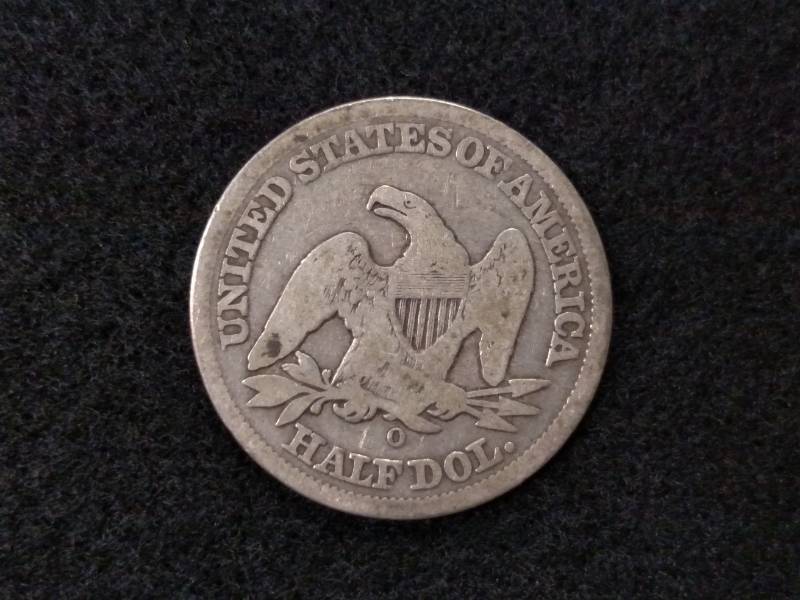 lot 117 image: 1855 O Arrows Seated Liberty Silver...