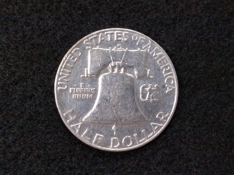 lot 122 image: 1953 D Franklin Silver Half Dollar...