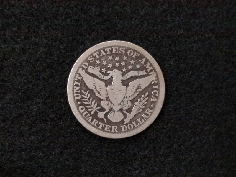 lot 138 image: 1903 Barber Silver Quarter...