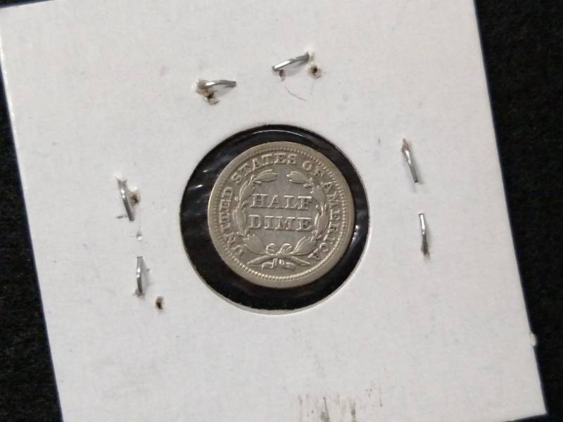 lot 147 image: 1853 Arrows Seated Liberty Silver H...