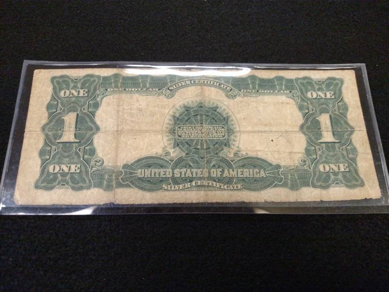 lot 171 image: 1899 Large Size Black Eagle One Dol...