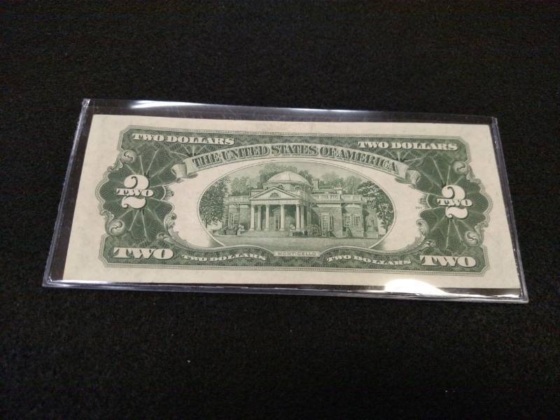 lot 186 image: 1953 Two Dollars Red Seal Note...