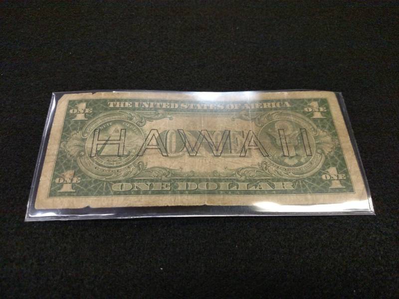 lot 189 image: 1935 A One Dollar Hawaii Silver Cer...