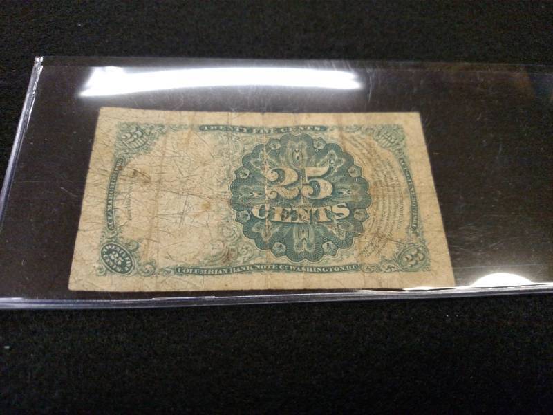 lot 191 image: 1874 Twenty Five Cents Fractional C...