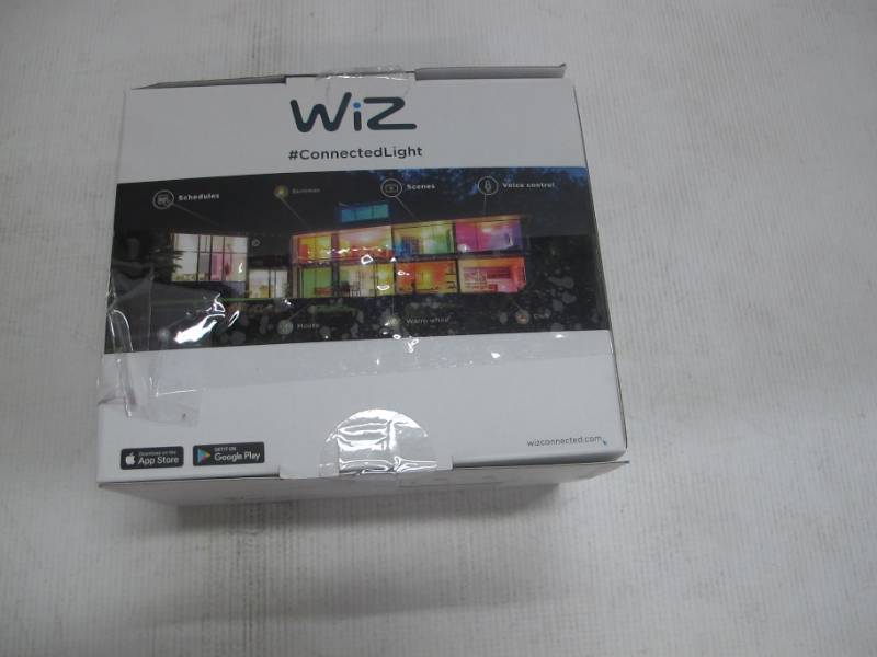 lot 32 image: WiZ Connected Light Bulbs LED WiFi Smart Color BR30 Remote Voice Control Custom