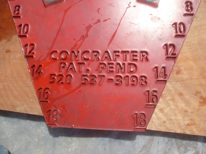 lot 42 image: Concrafter Boarder Stamp #3