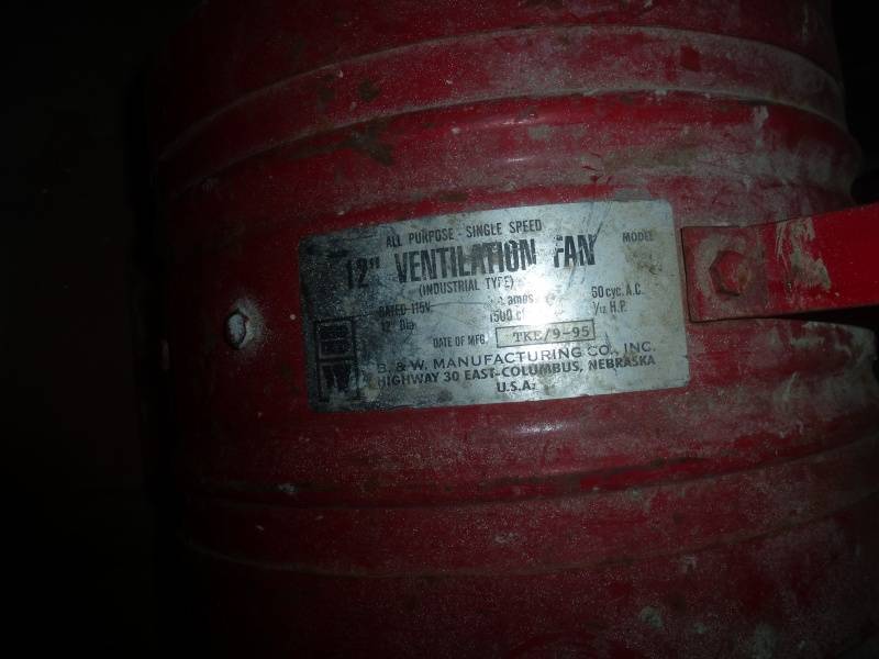 lot 83 image: Ventilation Fan