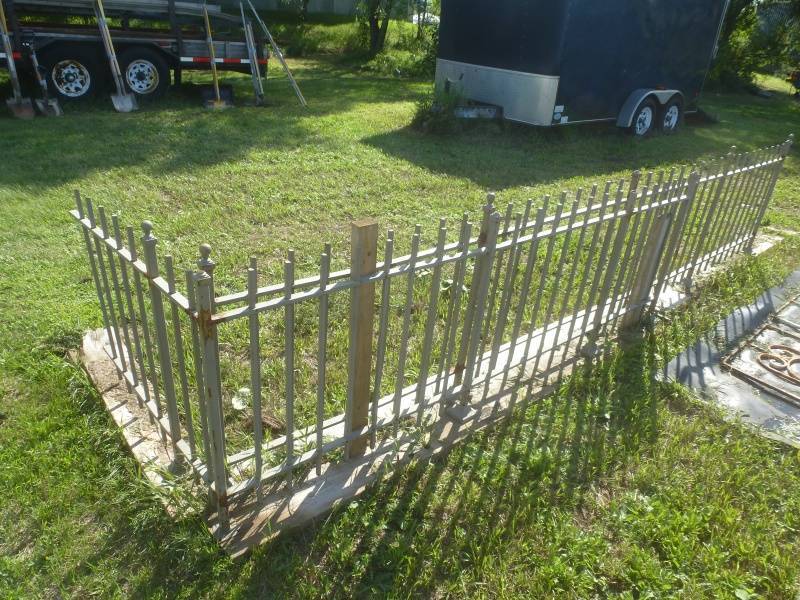 lot 146 image: Wrought Iron Fence