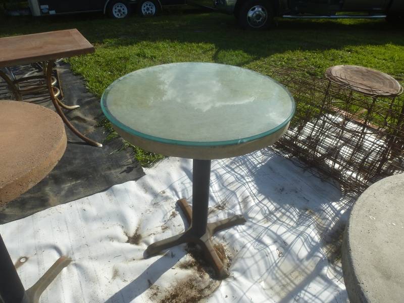 lot 152 image: Decorative Concrete Table