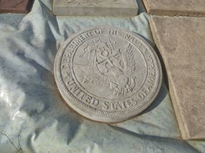 lot 175 image: Military Concrete Stepping Stone