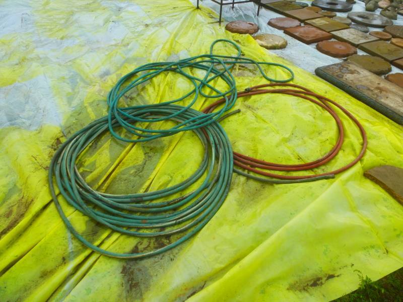 lot 191 image: Garden Hoses x 3