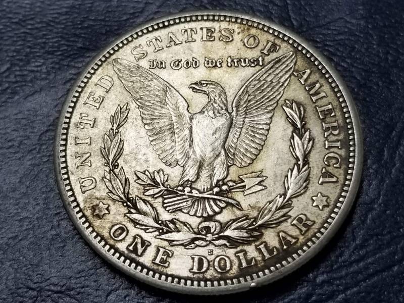 lot 45 image: 1921-S MORGAN SILVER DOLLAR