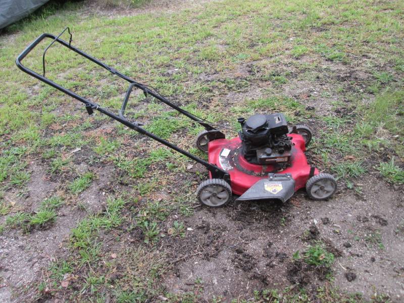 lot 3 image: MTD 22 4 HP Lawn Mower As-Is for p...