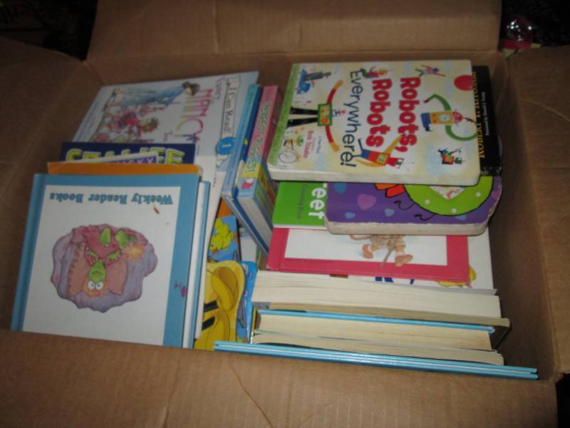 lot 43 image: Box Full of Kids Books...
