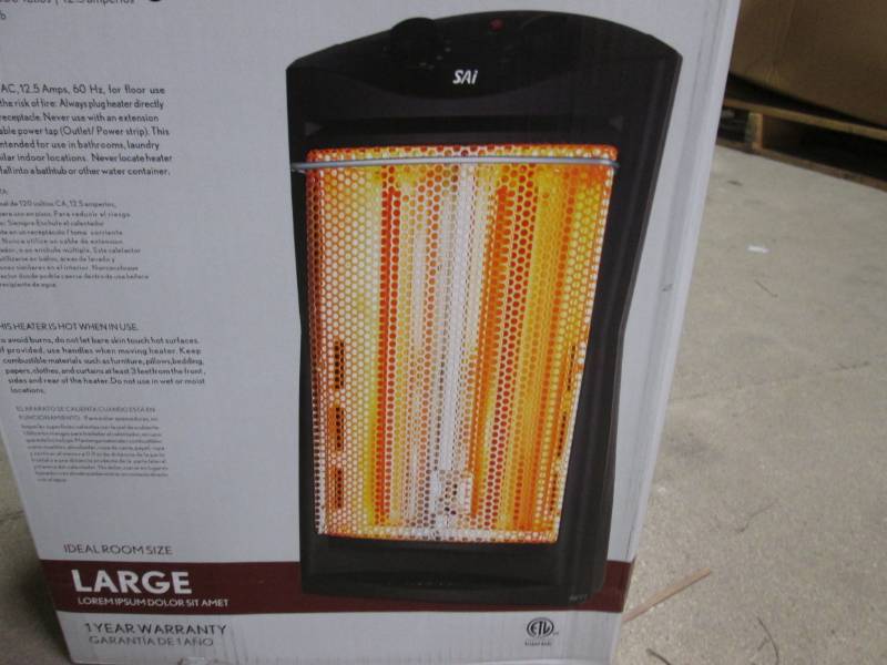 lot 133 image: SAI 1500-Watt Infrared Quartz Tower...