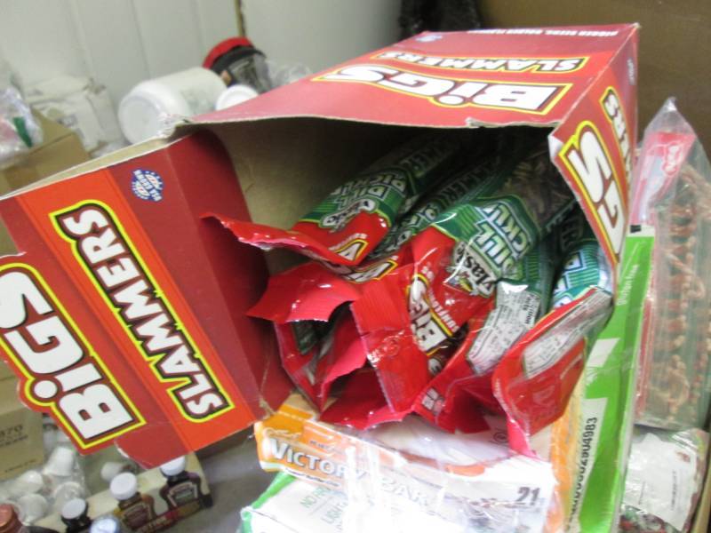 lot 155 image: Lot of Misc Snacks Past date....