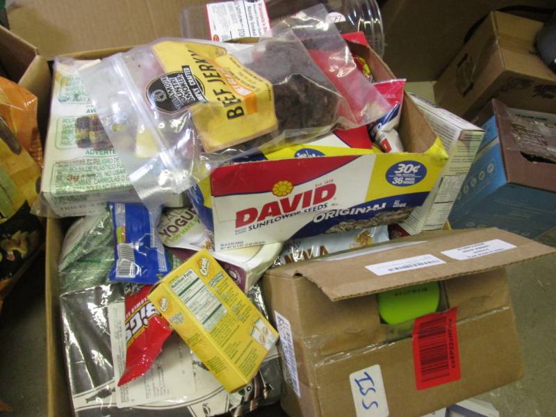lot 156 image: Box Full of Misc Snacks Past date....