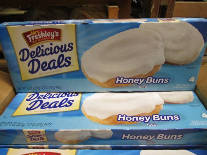 lot 170 image: Case of 16 Boxes of Honey Buns Micr...