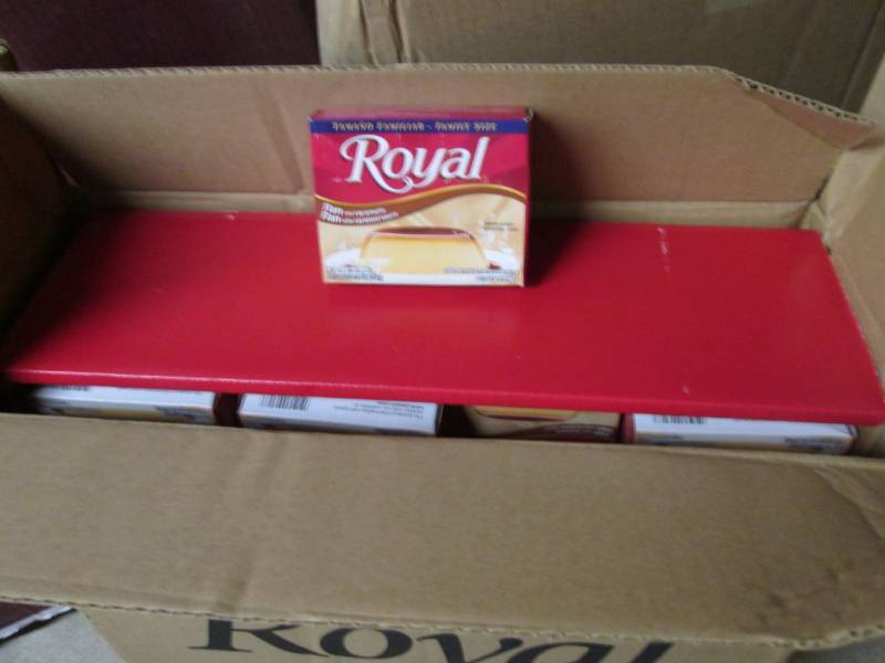 lot 174 image: Case of Royal Dessert Flan with Car...