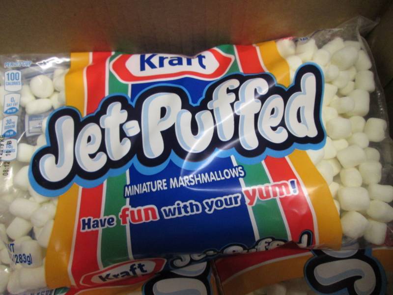 lot 183 image: Case of 18 Bags of Jet-Puffed Minia...