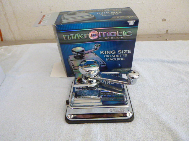 lot 36 image: New MikrOmatic King Size Cigarette Machine