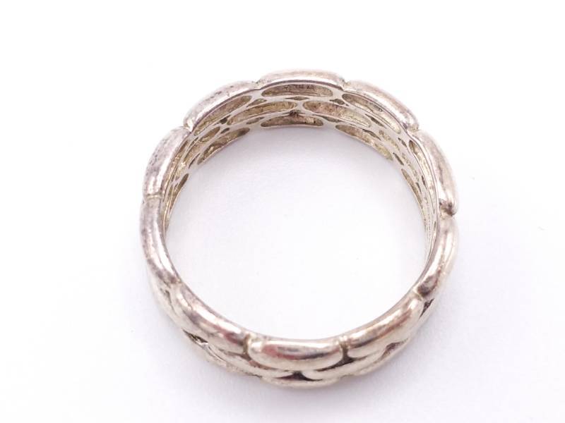 lot 64 image: Designer Styled Sterling Silver Estate Ring