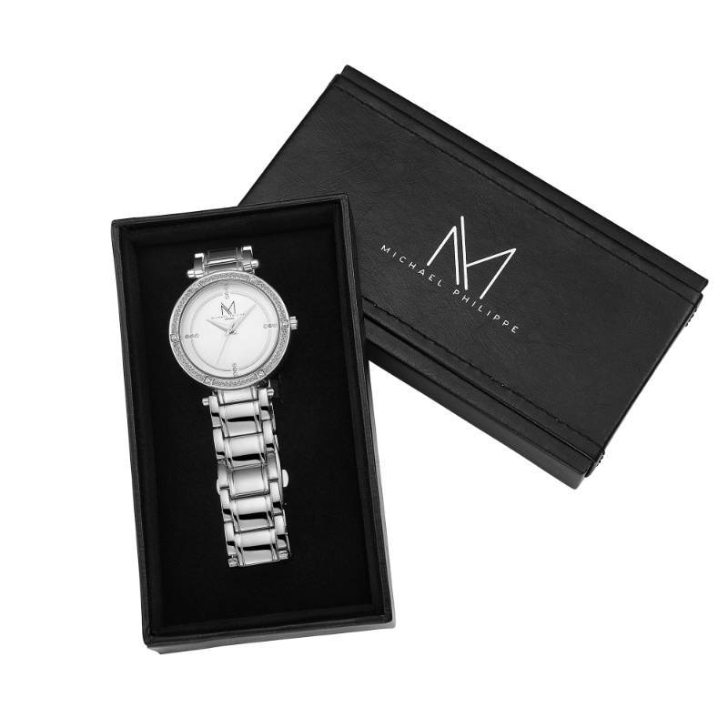 lot 66 image: Womans Virtuoso  38mm Steel Link Bracelet Yang Silver