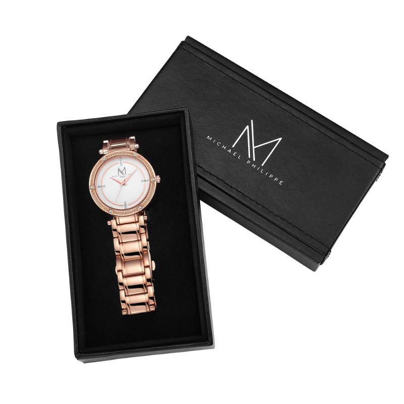 lot 68 image: Womans Virtuoso  38mm Steel Link Bracelet Day Rose