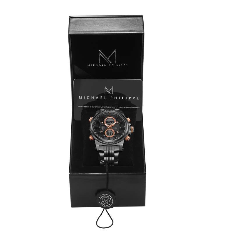 lot 74 image: Mens Adventurer  48mm Engineer Steel Link Desert Rose