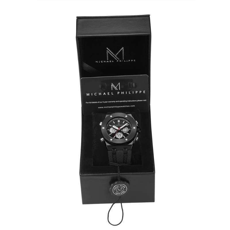 lot 76 image: Mens Innovator  44mm Tropic Rubber Vinchi Silver