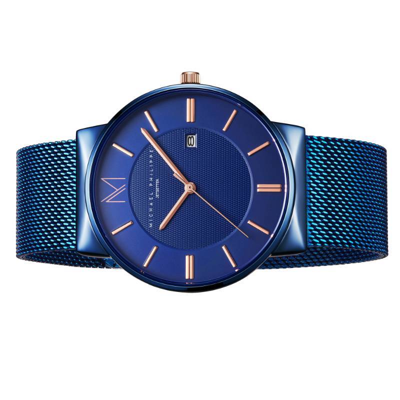 lot 79 image: Mens Jetsetter  40mm Milanese Mesh Atomic Rose