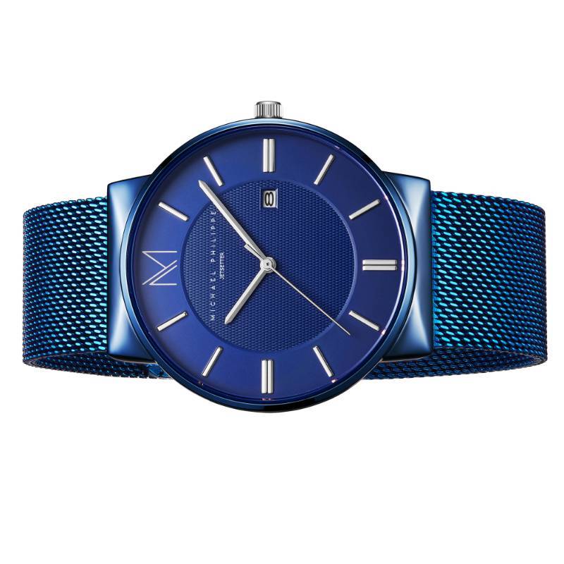 lot 80 image: Mens Jetsetter  40mm Milanese Mesh Atomic Silver