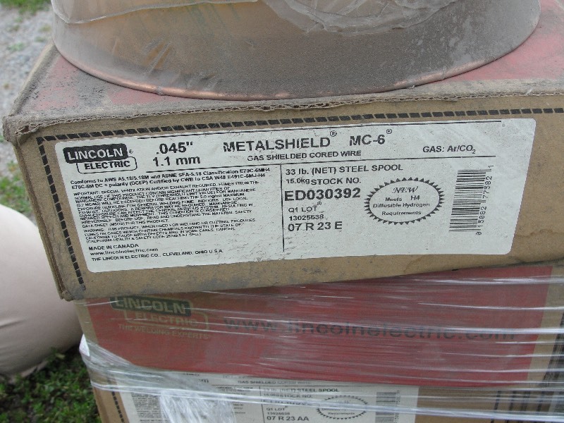 lot 33 image: 3 - ROLLS  .045 WIRE FEED WIRE   33 LB. ROLLS