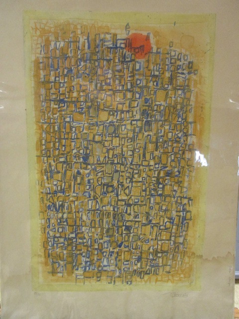 ROGER BISSIERE SIGNED AND NUMBERED ETCHING